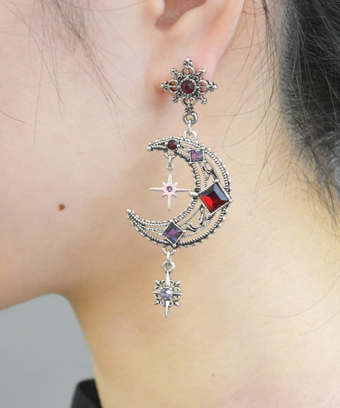 Arabian 2-Way Pierce Earrings
