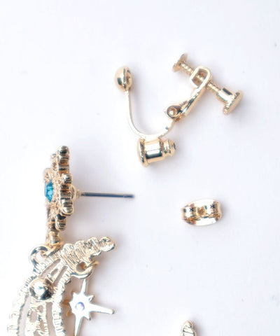 Arabian 2-Way Pierce Earrings