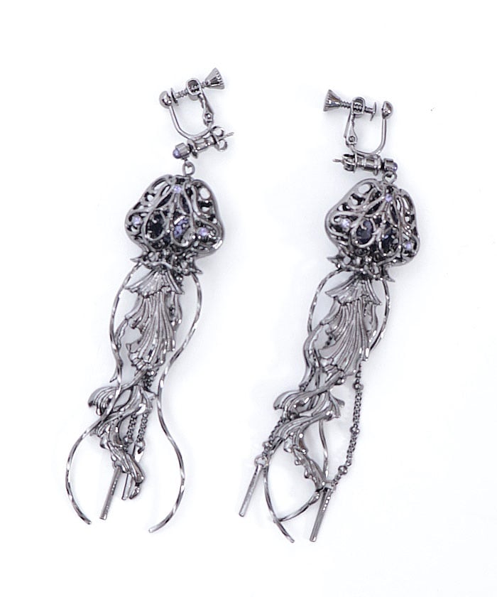Drifting Jellyfish 2-Way Pierce Earrings