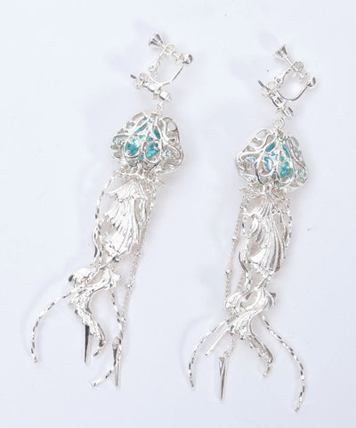 Drifting Jellyfish 2-Way Pierce Earrings