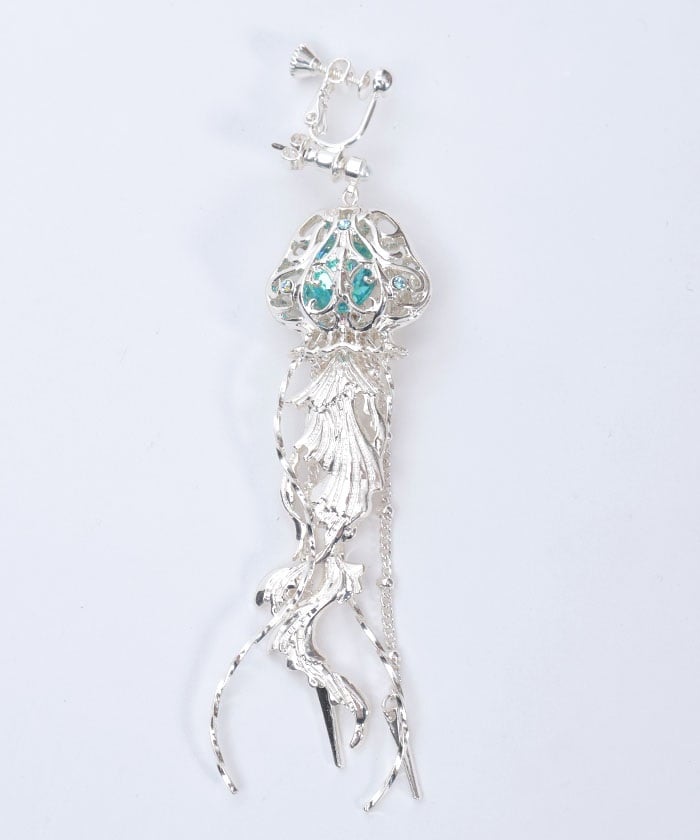 Drifting Jellyfish 2-Way Pierce Earrings