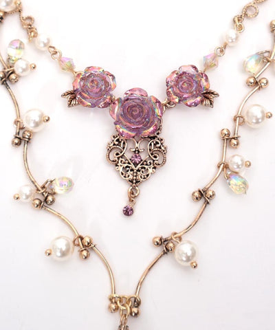 Aurora Rose Necklace