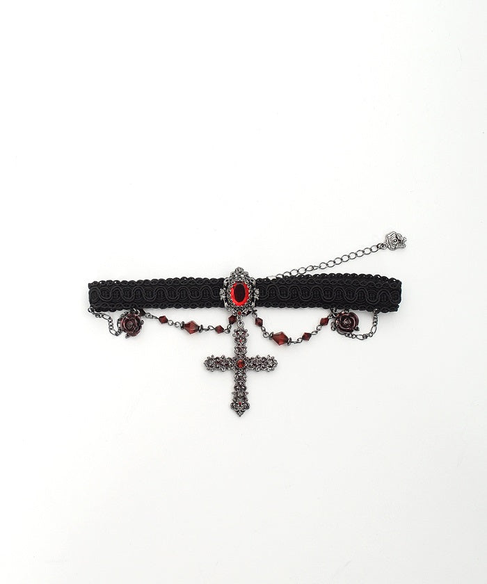 Bijoux Cross Choker