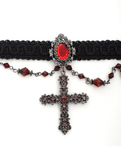 Bijoux Cross Choker