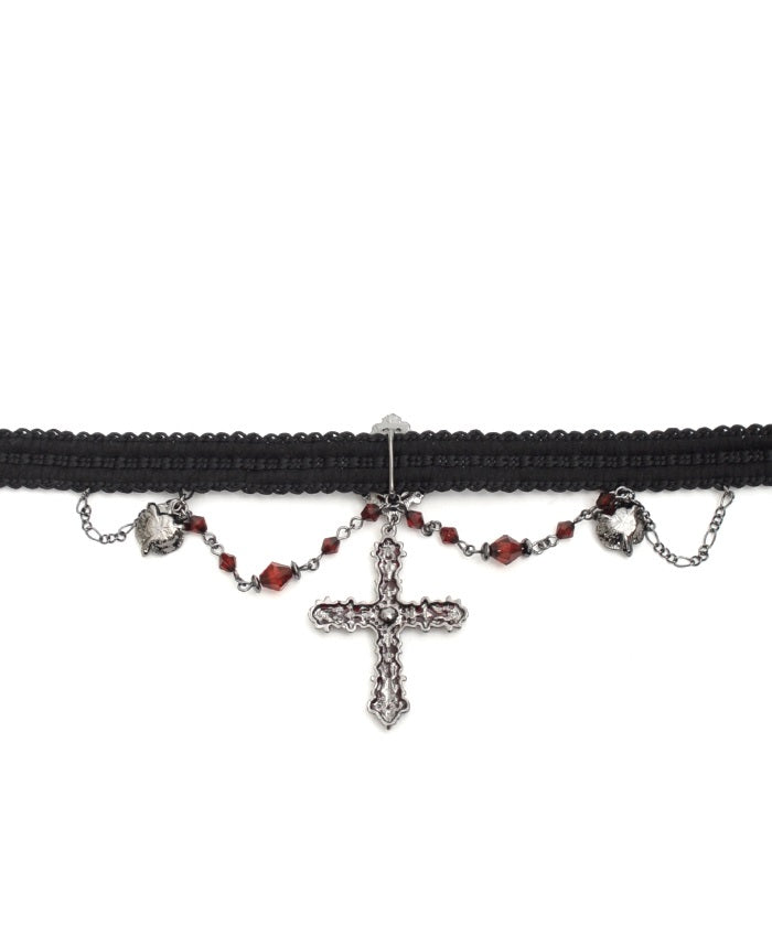 Bijoux Cross Choker