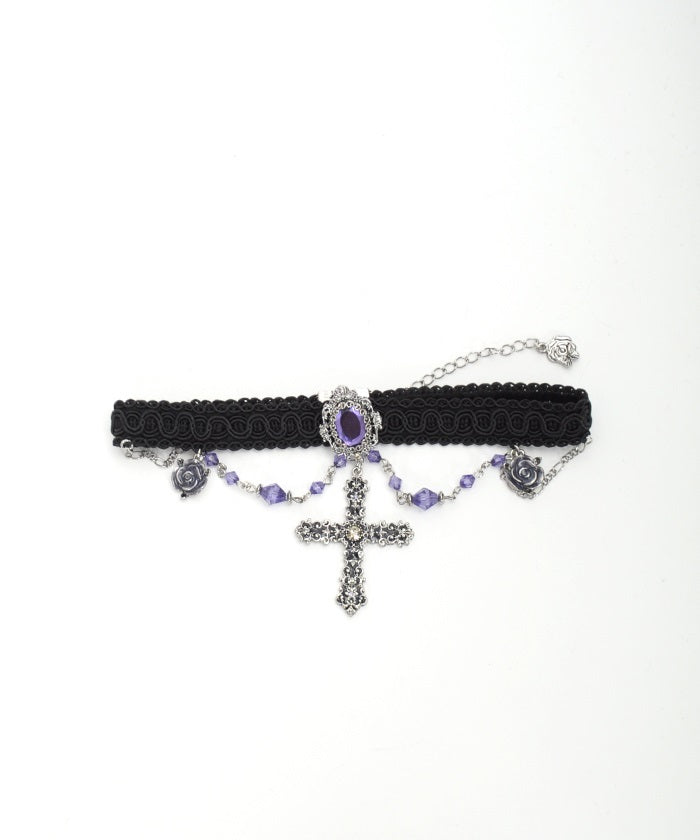 Bijoux Cross Choker