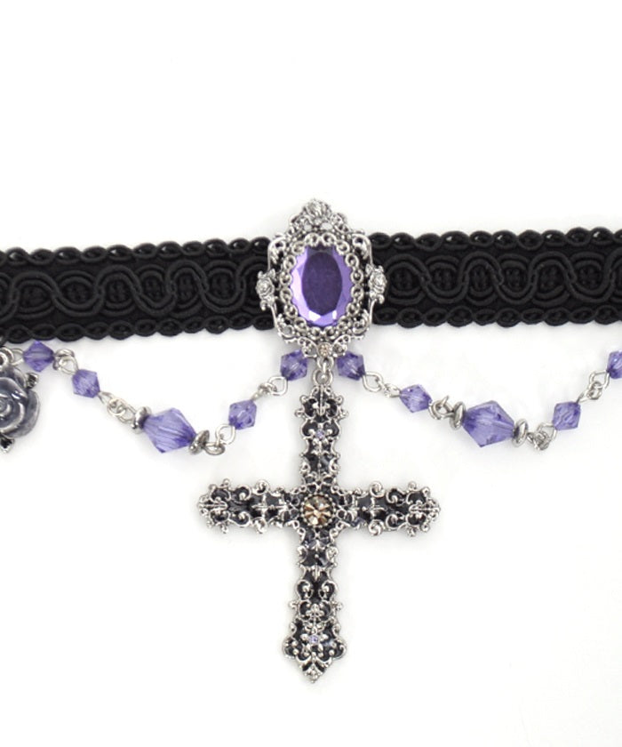 Bijoux Cross Choker