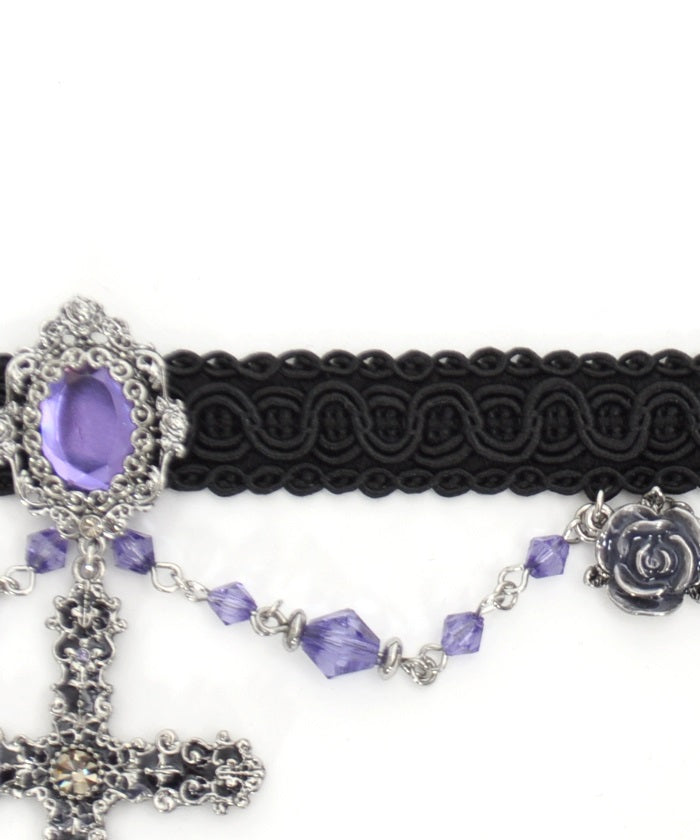 Bijoux Cross Choker