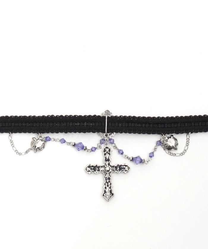 Bijoux Cross Choker