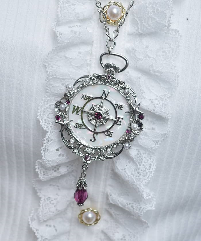 Seabed Compass Necklace