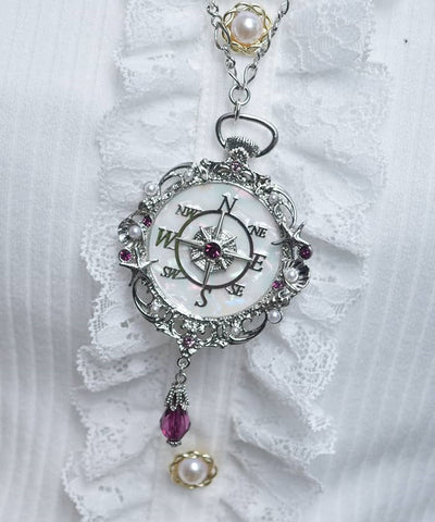 Seabed Compass Necklace