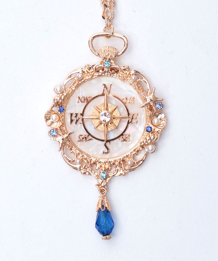 Seabed Compass Necklace