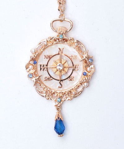 Seabed Compass Necklace