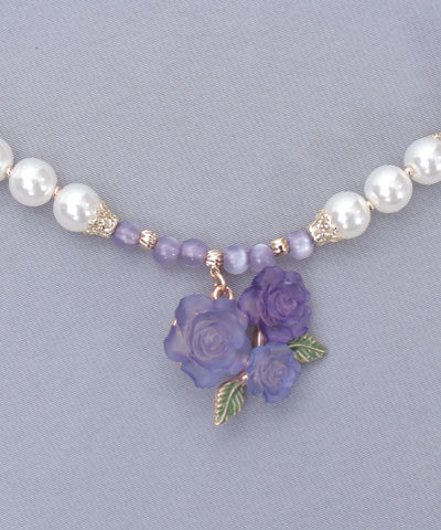 Grace Rose Pearl Necklace
