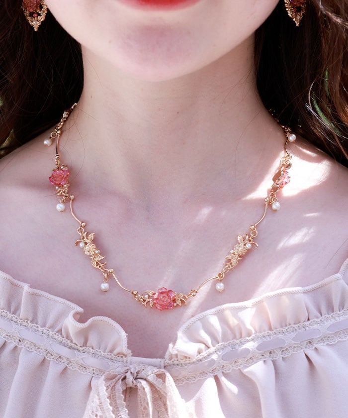 Aurora Rose Necklace