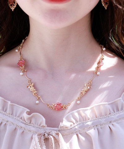 Aurora Rose Necklace