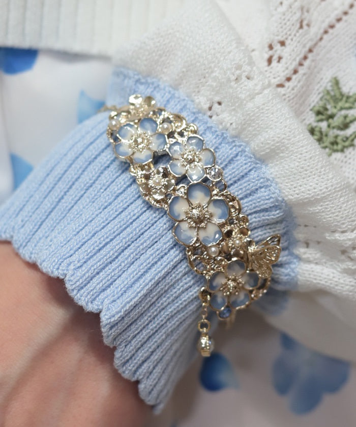 Nemophila Motif Bracelet – axes femme from JAPAN