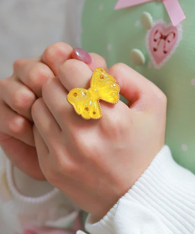 Sparkling Ribbon Ring