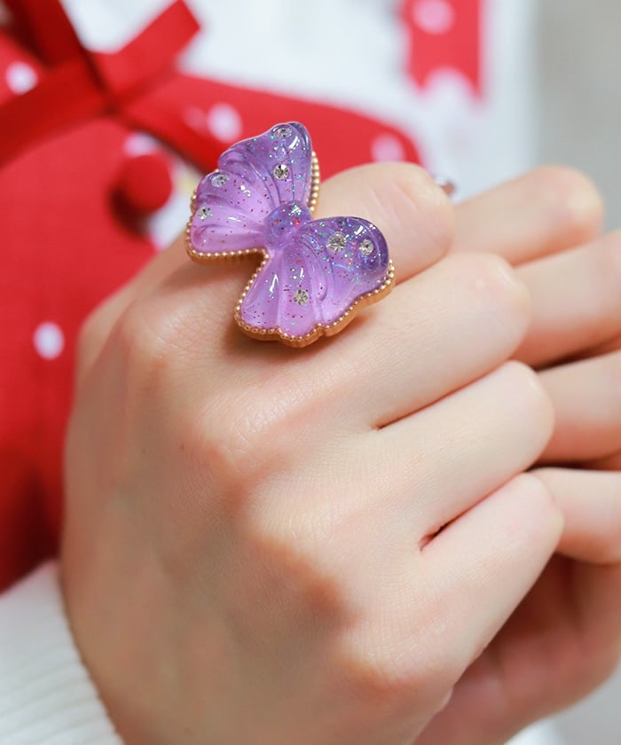 Sparkling Ribbon Ring