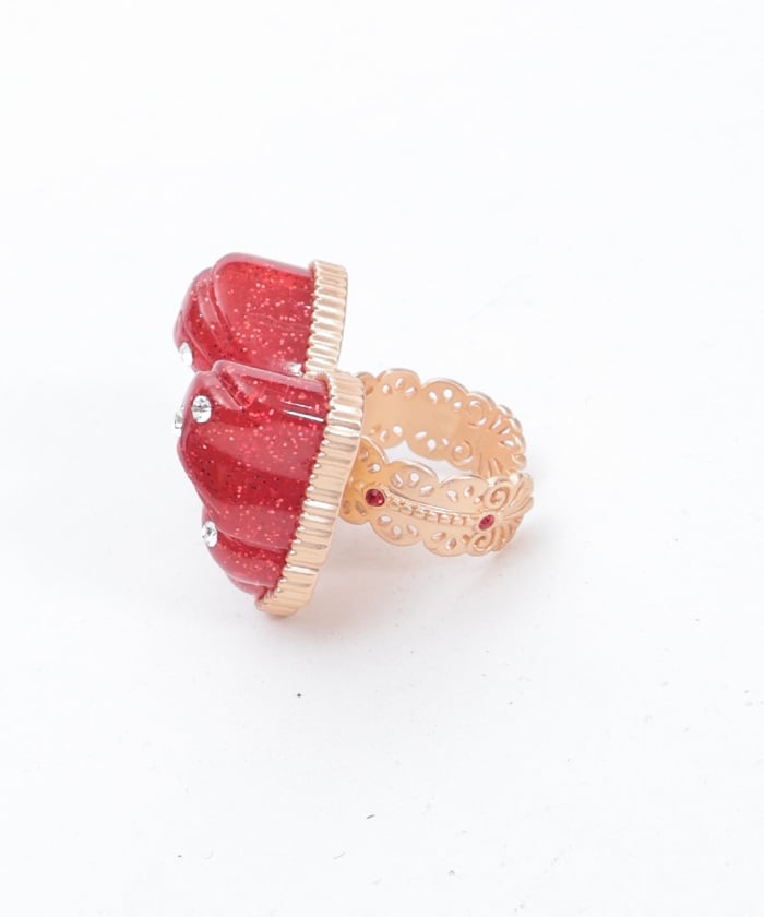 Sparkling Ribbon Ring