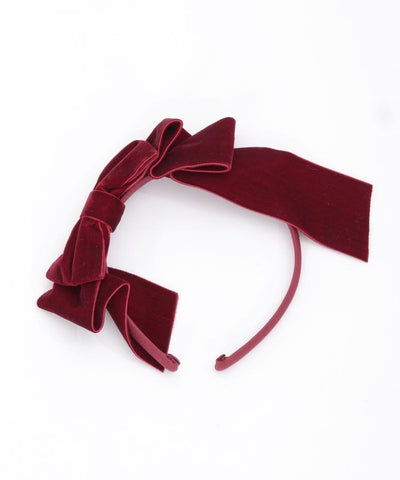 Velour Ribbon Headband