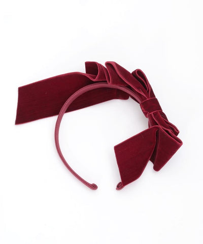 Velour Ribbon Headband