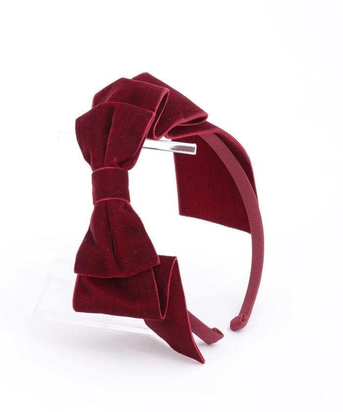 Velour Ribbon Headband