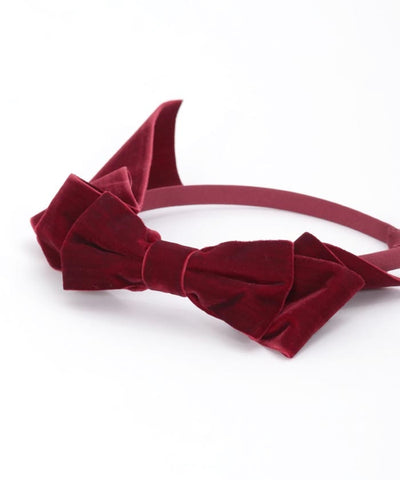 Velour Ribbon Headband