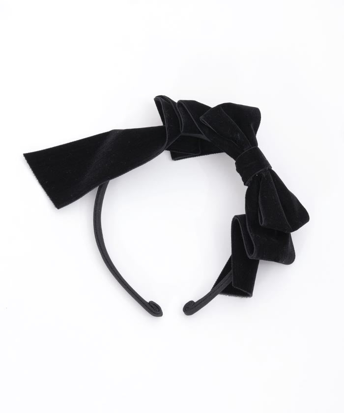 Velour Ribbon Headband