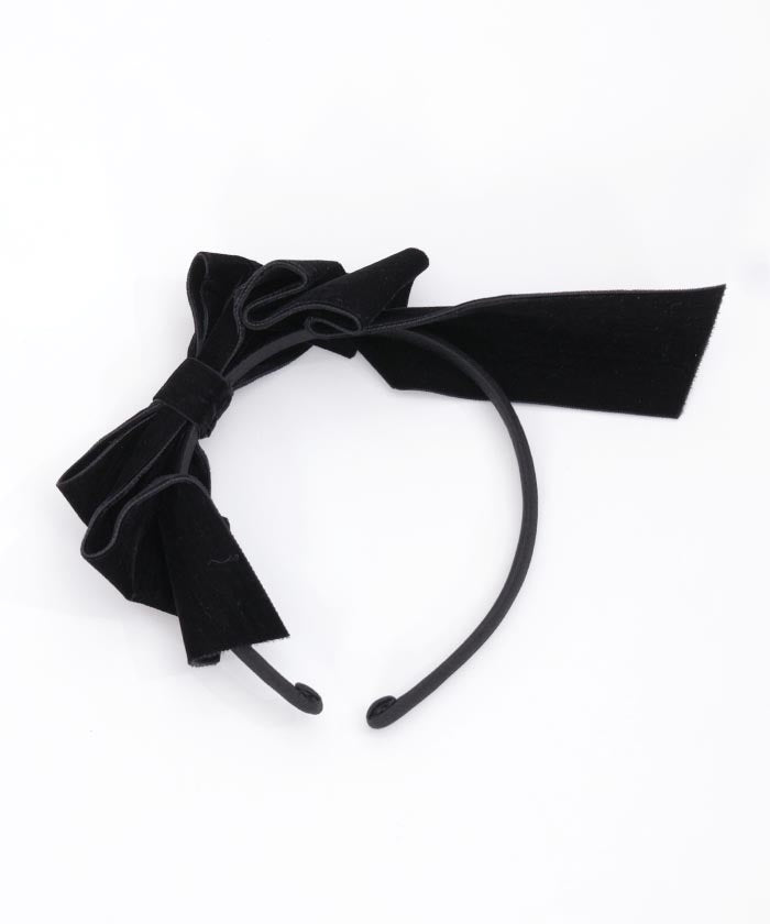 Velour Ribbon Headband