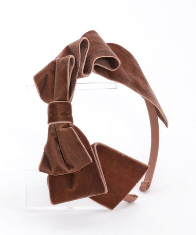 Velour Ribbon Headband