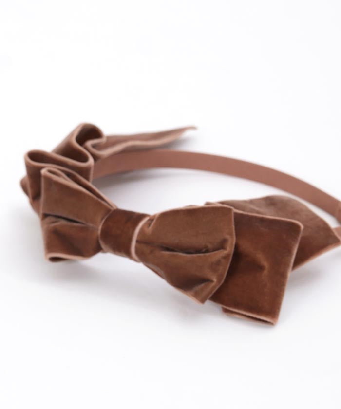 Velour Ribbon Headband