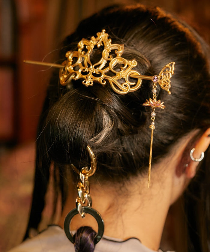 Lotus Frame Majeste Hair Stick