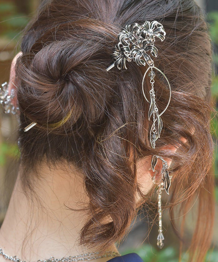 Higanbana Motif Kanzashi