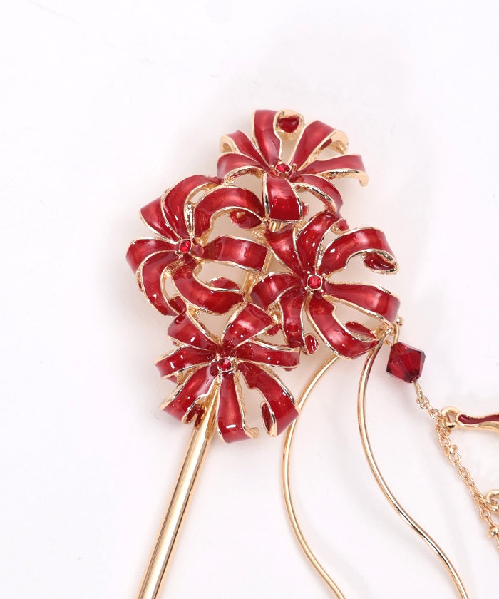 Higanbana Motif Kanzashi