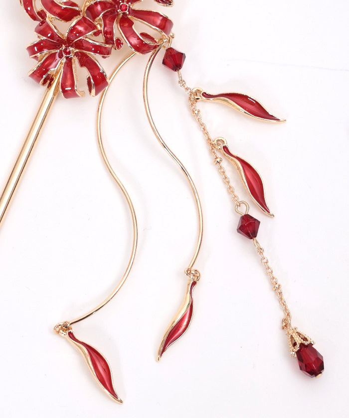 Higanbana Motif Kanzashi (Time-limited Price)