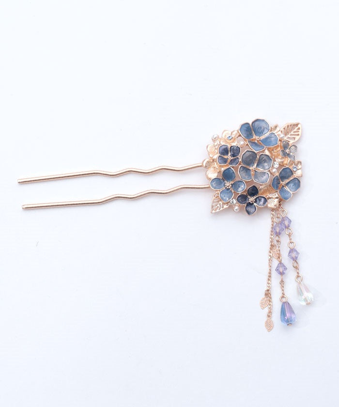 Hydrangea Motif Hairpin
