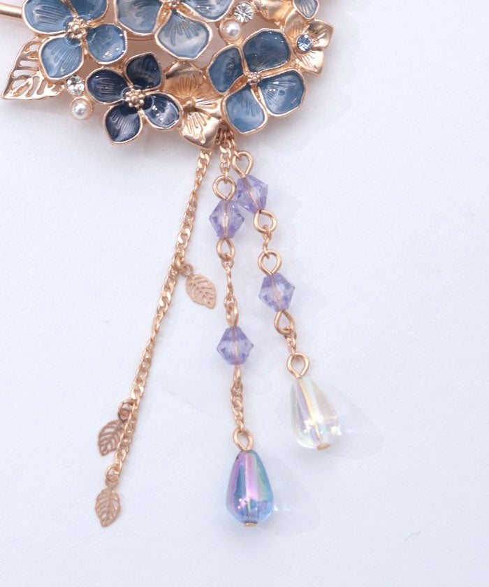 Hydrangea Motif Hairpin