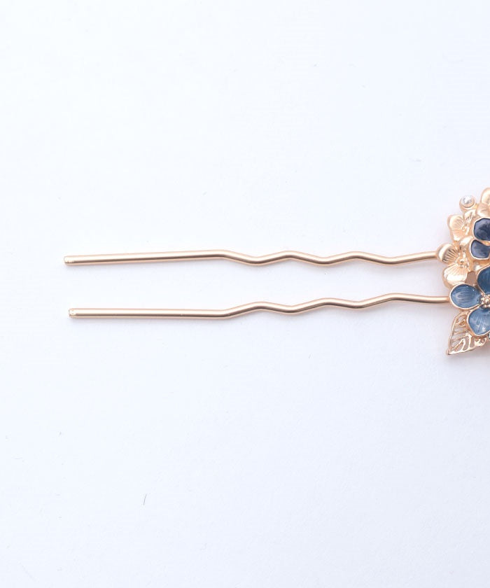 Hydrangea Motif Hairpin