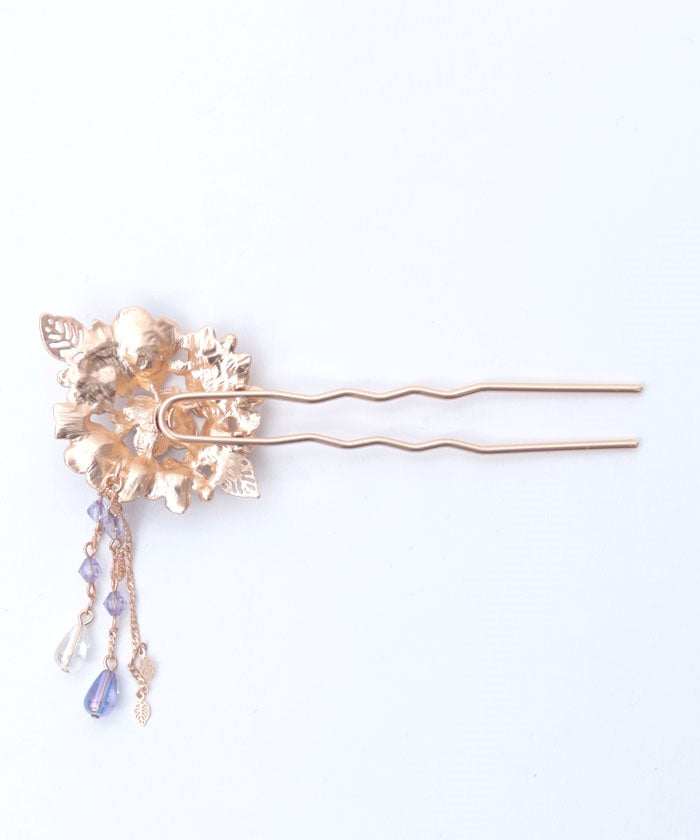 Hydrangea Motif Hairpin