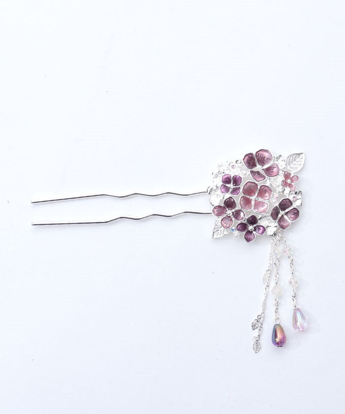 Hydrangea Motif Hairpin