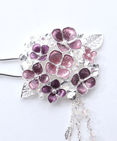 Hydrangea Motif Hairpin