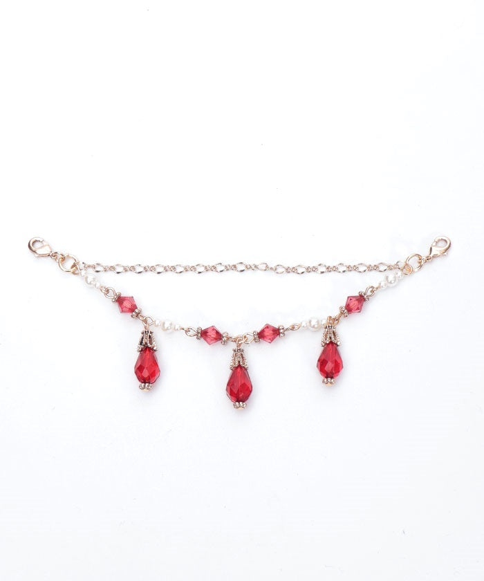 Higanbana Earrings & Collar Clip