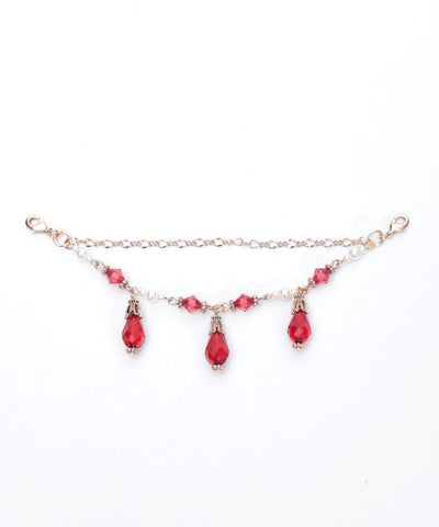 Higanbana Earrings & Collar Clip