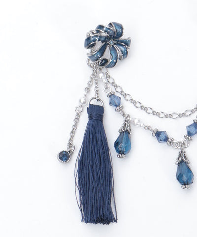 Higanbana Earrings & Collar Clip