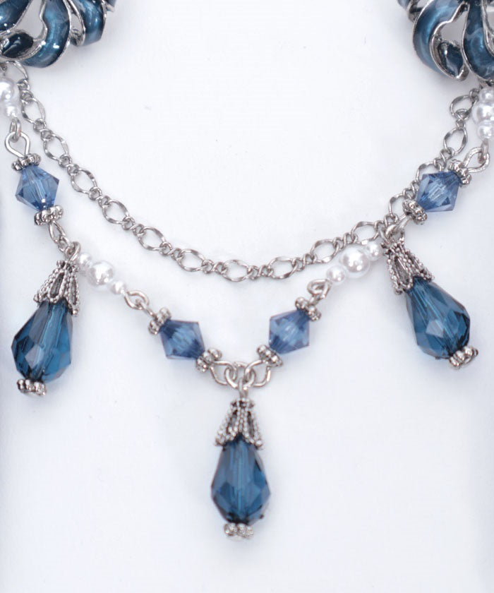 Higanbana Earrings & Collar Clip