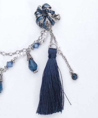 Higanbana Earrings & Collar Clip