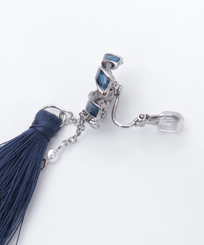 Higanbana Earrings & Collar Clip