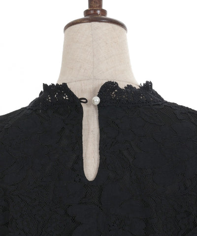 Tulle Sleeve Lace Tops