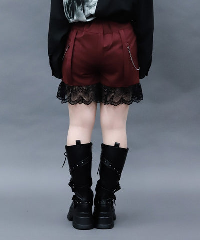 Lace Frill Short Pants